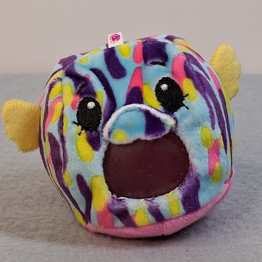 Pikmi Pops Bubble Drops Neon Wild Zeppe Pufferfish Plush Squeeze Toy